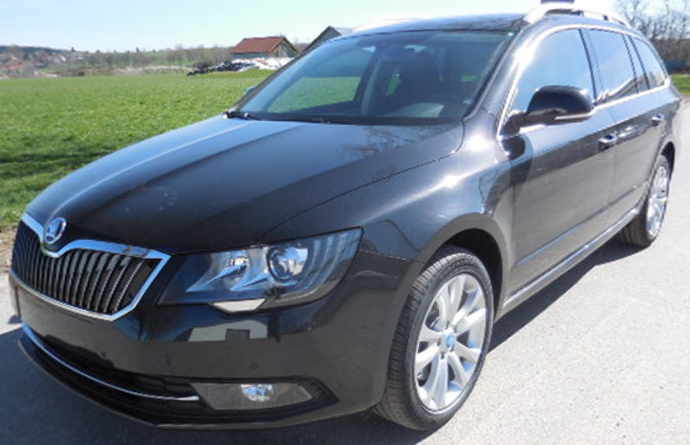 skoda superb trifid schwarz