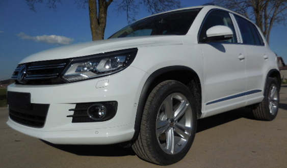 Tiguan R line weiss Xenon