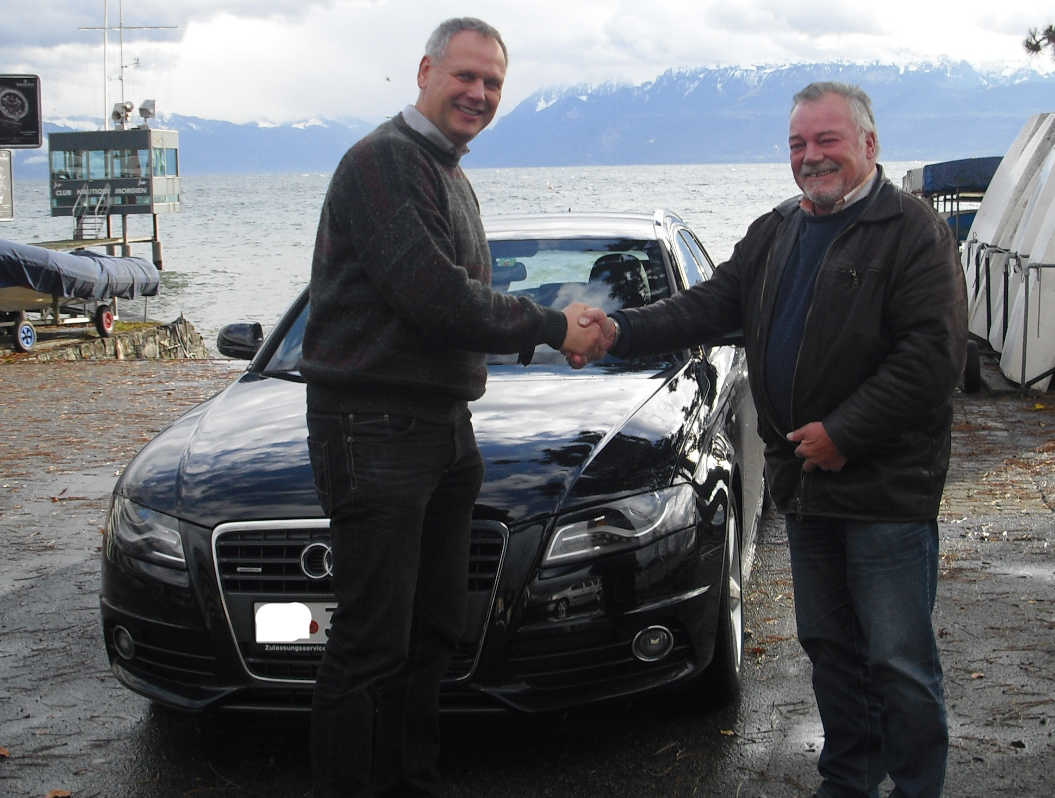 Morges bei Lausanne am Genfer See - Lac L&eacute;man