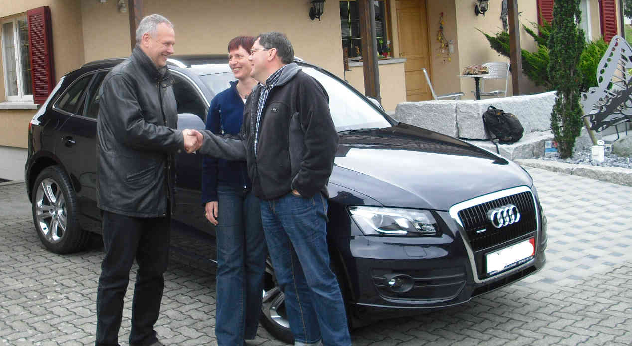 Ein Q5 Hybrid - unterwegs am Bodensee im Thurgau