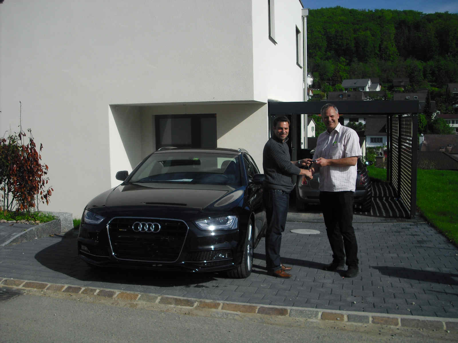 Der neue A4 Avant - mit Quattro auch im Winter perfektes Handling