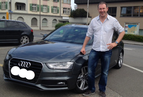 Der neue Audi A4 ist der Verkaufshit - hier am Z&uuml;richsee