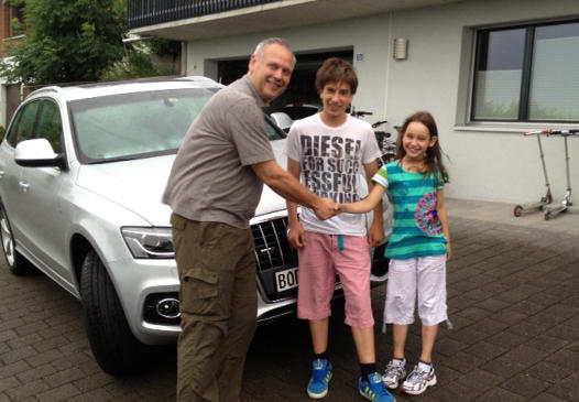 Vom Roller direkt in den Q5 - Sursee