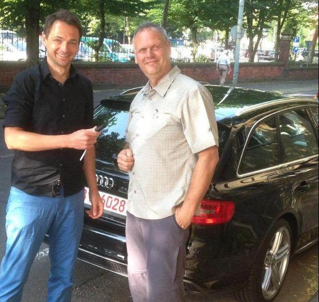 Guten Fahrt mit dem neuen A4 Herr Dr.!