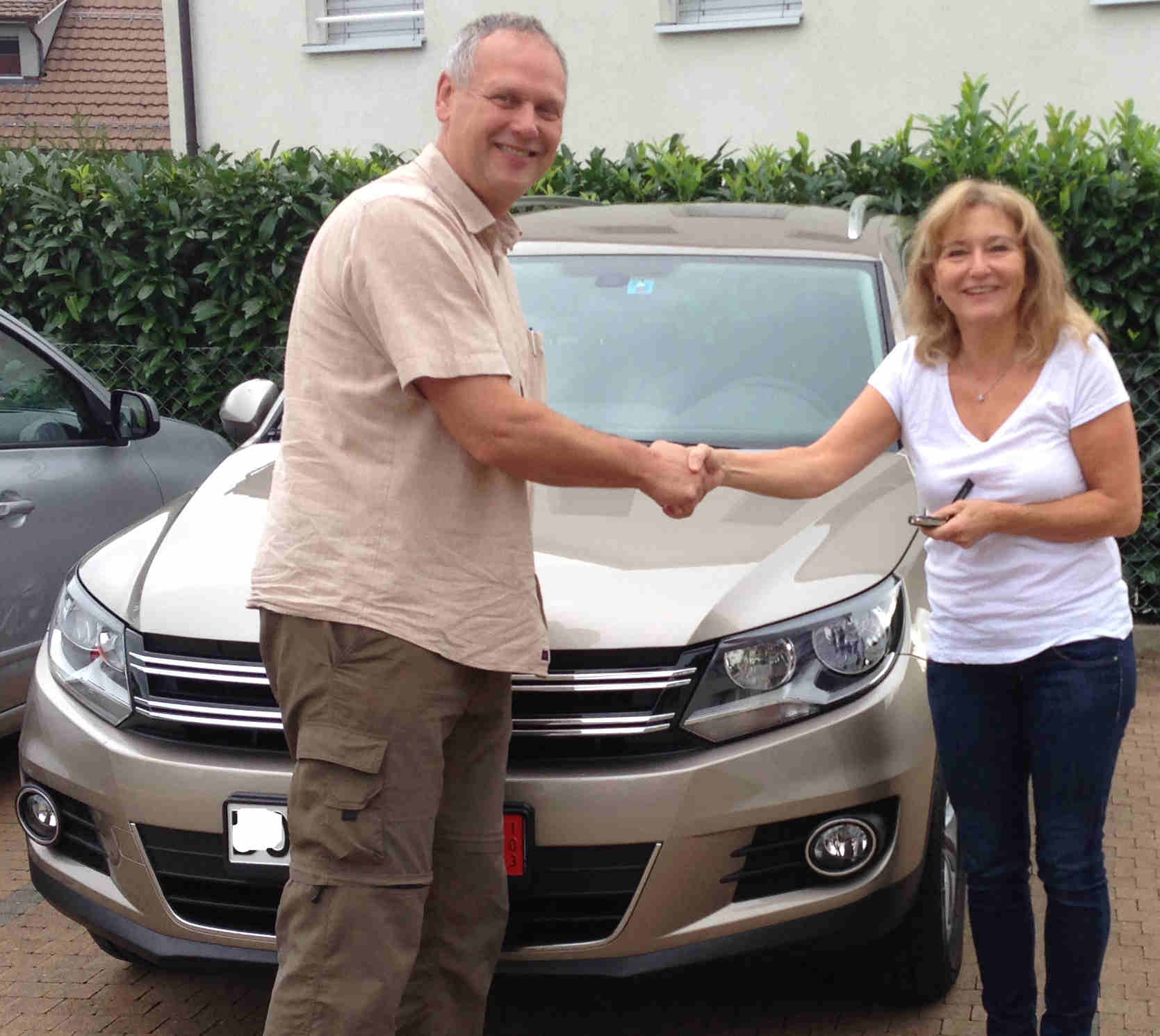 Ein Tiguan in die Schweiz