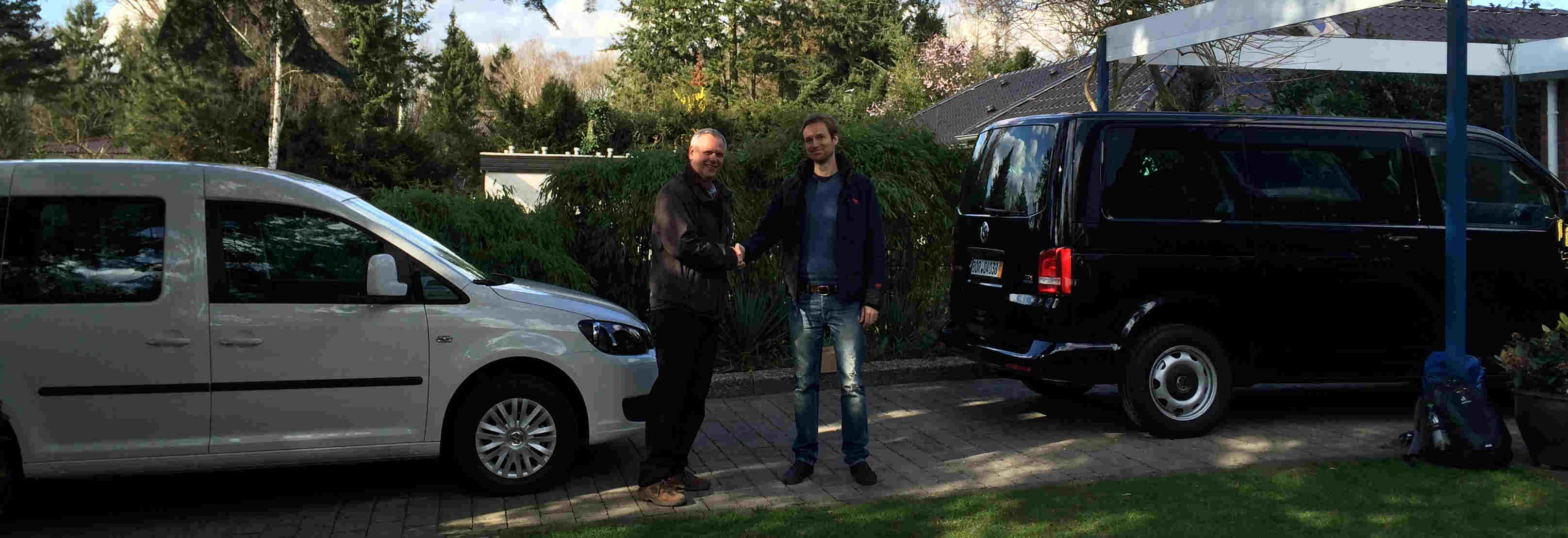 Caddy und Multivan nach Hamburg