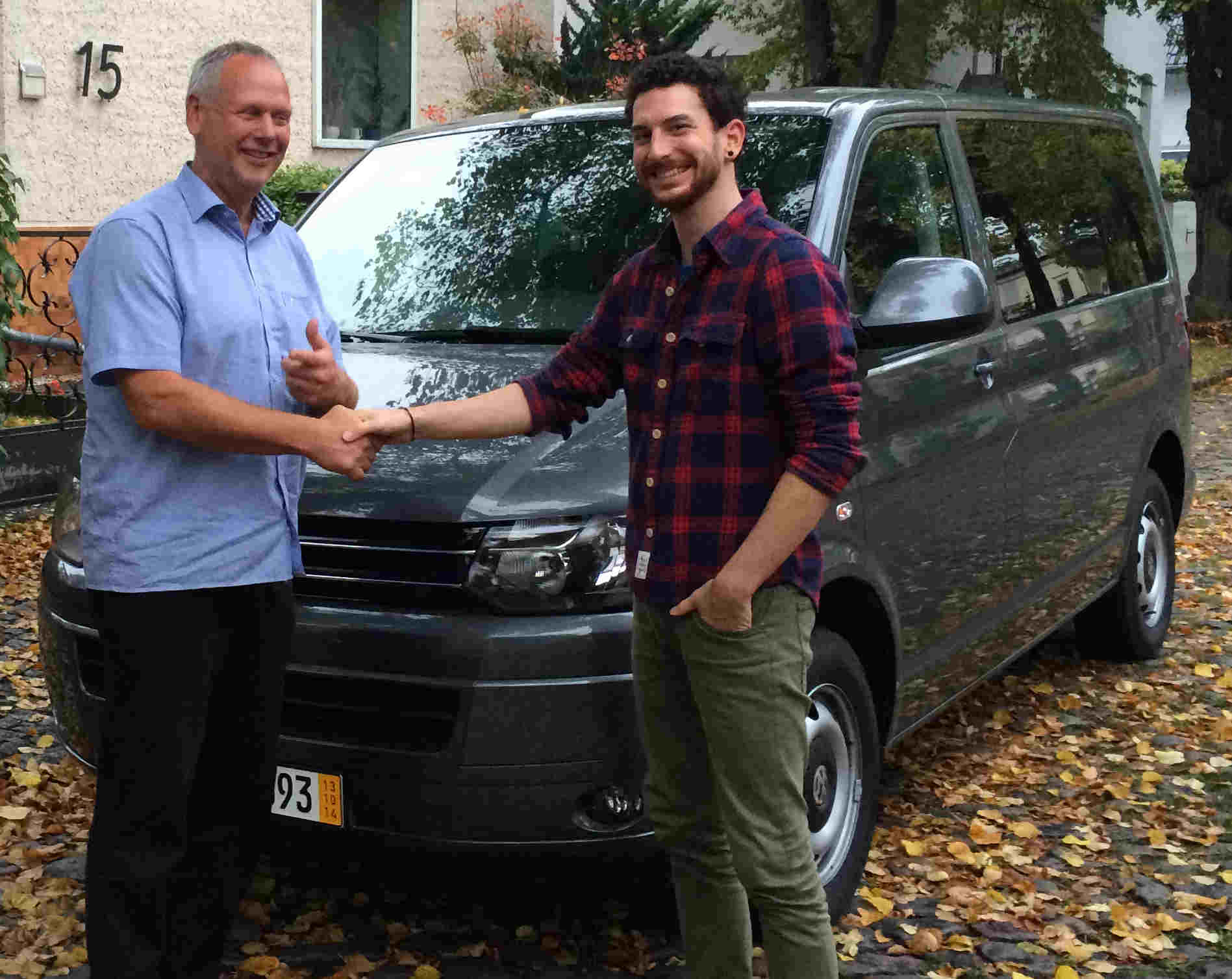 Gute Fahrt dem Schwiegersohn des Kunden