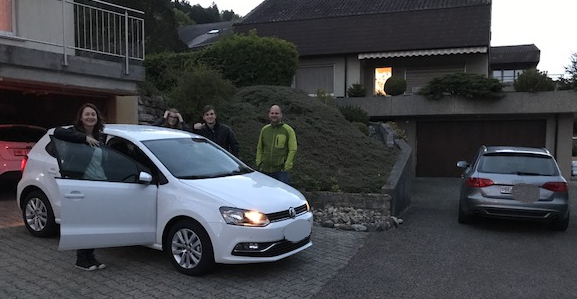 A4 und Polo nach Biel in der Schweiz